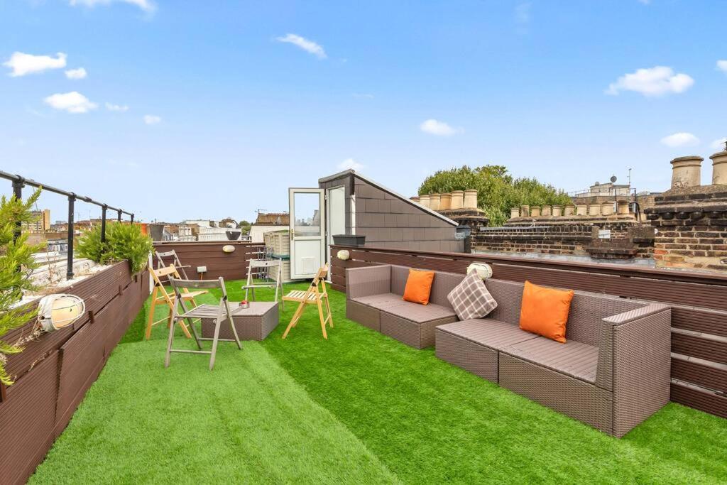 Spacious Sleep 11 With Terrace In Earls Court Ec99 London Bagian luar foto