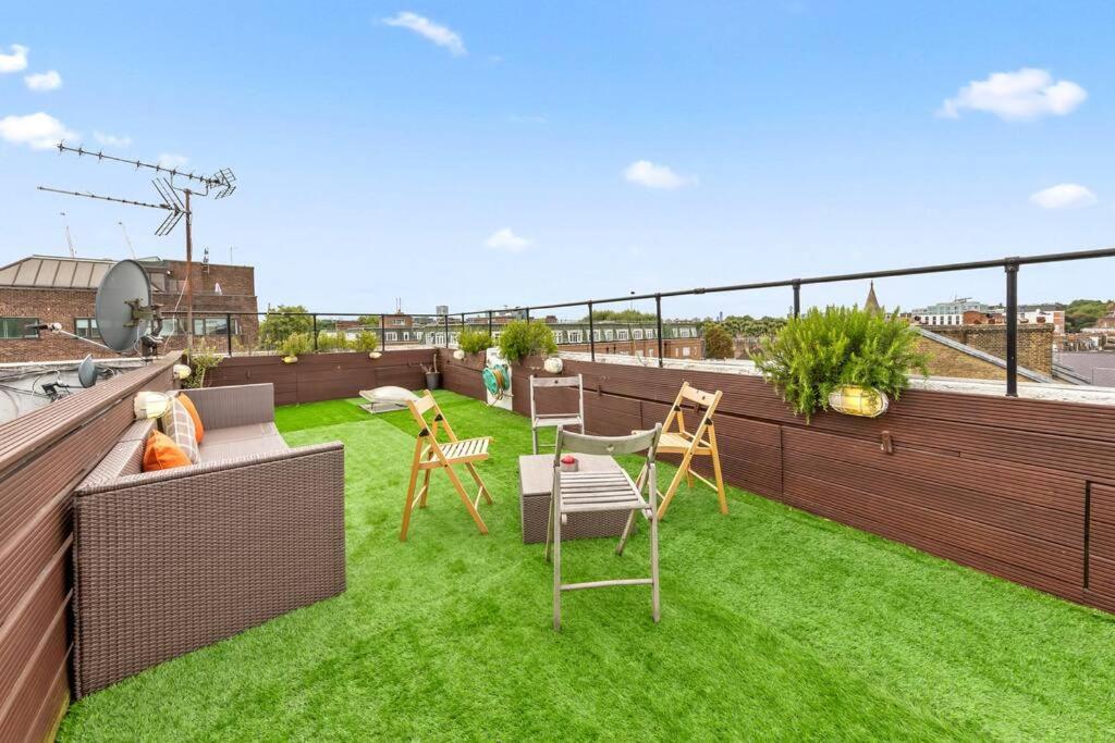 Spacious Sleep 11 With Terrace In Earls Court Ec99 London Bagian luar foto