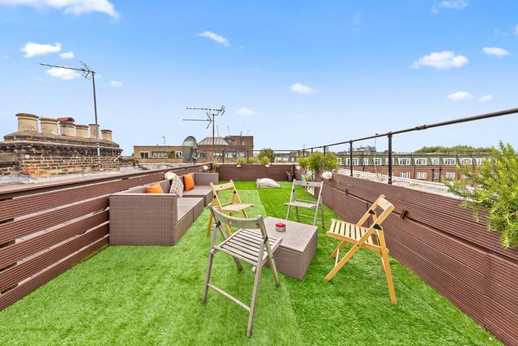 Spacious Sleep 11 With Terrace In Earls Court Ec99 London Bagian luar foto